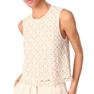 Mesille Crochet Top with Beads